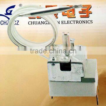 Thermostat Switch2A 250VAC Push for Desk Lamp,Latching OFF-ON N / O Push Button Switches photo-3