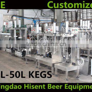 Hot selling beer bottle keg barrel filling machine