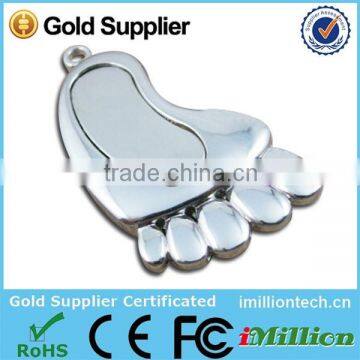 Customized Logo Metal Foot Usb With Full Capacity photo-3