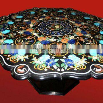 Marble Inlay Table Tops