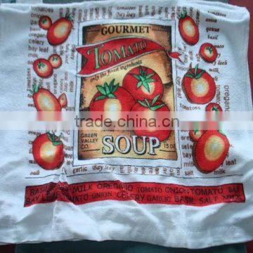 Silk Screen Printing 60gram Standard Size in 15"x25"cotton Tea Towel Stocklot