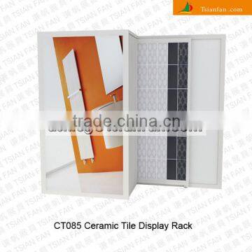 tile covering exhibition stand for tiles samples/ceramic tiles display showroom stand CT085