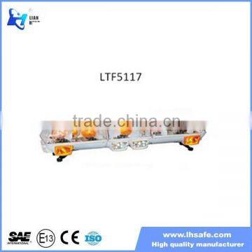 Cheap price police car roof halogen warning light bar, revolvng rotator warning light bar LTF5117