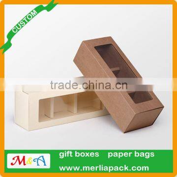 Recycled Natural Kraft Paper Tea Board Box Assortment Tasty Flavor Decaf or Regular Teabags Boxes