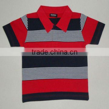 Children Striper Polo Shirts