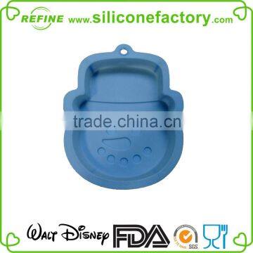 2015 New Arrival 3D Christmas Silicone Cake Mould in Snowman Shape photo-2