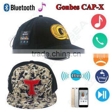 Bluetooth Sports Baseball/Hip-Hop Cap Hat Wireless Music Speaker Handsfree Cap-X