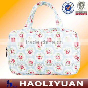 2013 Fashion printing flower pattern cosmetic bag