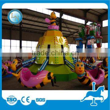 Amusement bee rides! China zhengzhou supplier rotating bee rides for sale