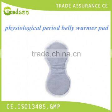 Hot selling high quality beatiful coustomized hot therapy instant hot pack/instant heat pad/belly warmer