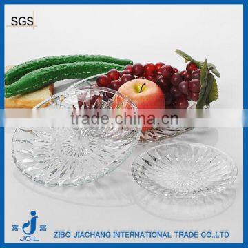 glass charger plates wholesale with diamond design