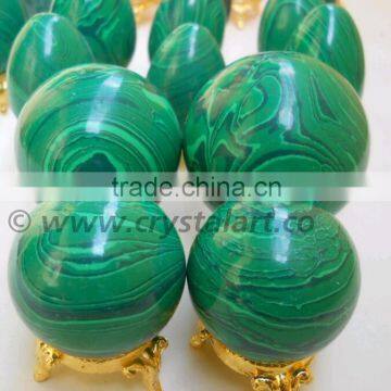 Synthetic Malachite Spheres