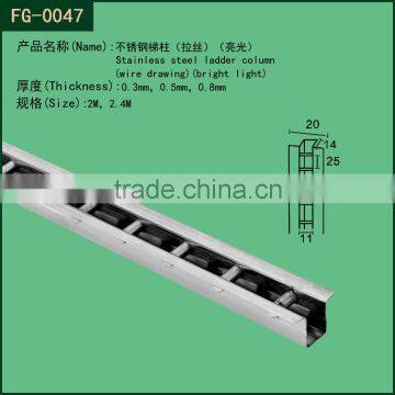 Slotted steel channel / stainless steel strut channel