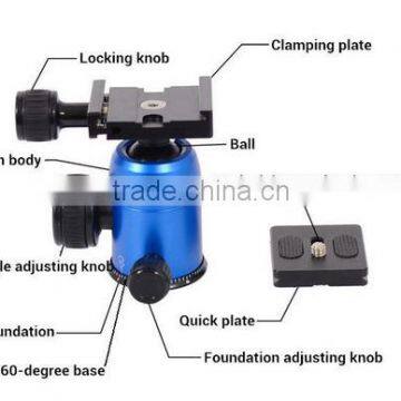 Trending Hot Products Tripod Ball Head With Quick Release Plate