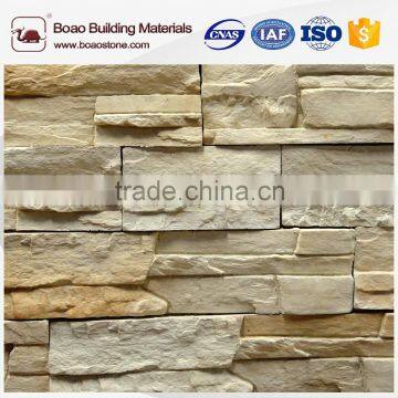 Fire resistant old red brick faux stone wall panel