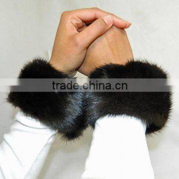 wholesale real mink fur hand band for women