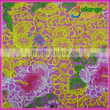 top selling organic cotton lace fabric wholesale in dubai market