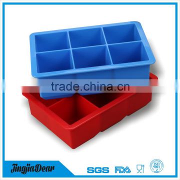 unbreakable eco-friendly shape silicone ice cube tray whale shape