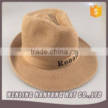 Mens Straw Hat Fedora Cowboy  Wholesale