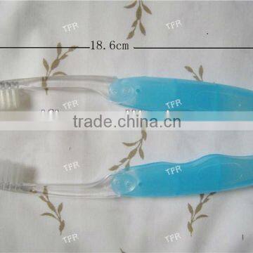 Folded Toothbrush/travel toothbrush/toothbrush with toothpaste