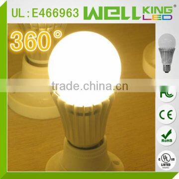 Wellking UL approved 110V e26 A19 10w LED Bulb China