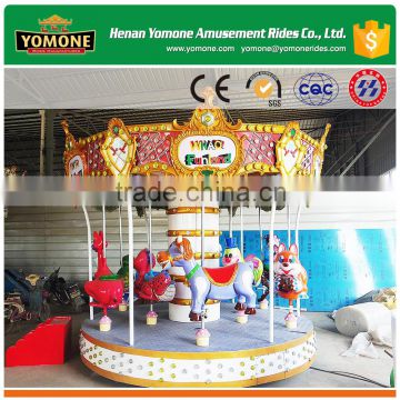 china factory low price amusement rides park mini carousel for sale