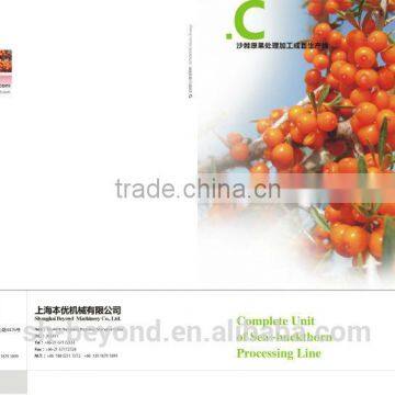 Sea Buckthorn fruit juice processing line