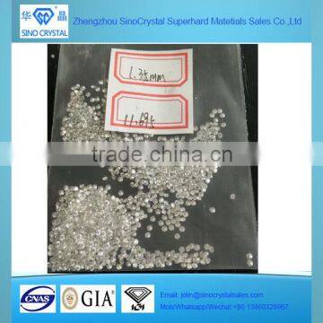 Large Size White Synthetic Hpht Diamond Gem Stone