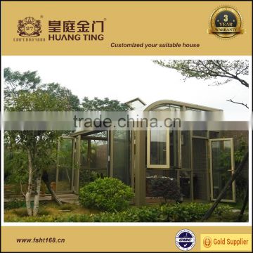 Aluminum alloy frame heat break low-e glass patio glass house