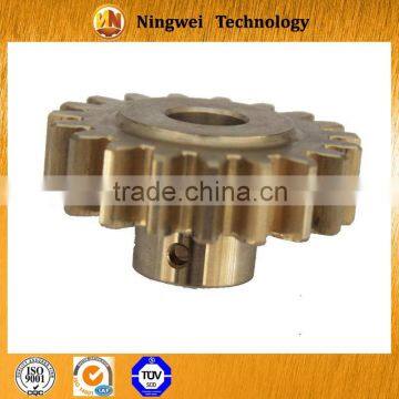 Copper cnc machining crimp gear