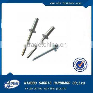 Ningbo Manufacture and Supplier With High Quanlity Best Price Large Flange Head Aluminum Blind Rivets Fasteners