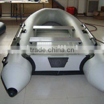 inflatable aluminum floor fishing boat