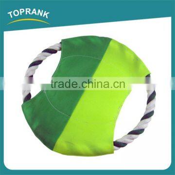Pet Dog Frisbee Puppy Cat Chew Throw Rope Disc Fun Flyer Training Frisby Play Games Toy tool