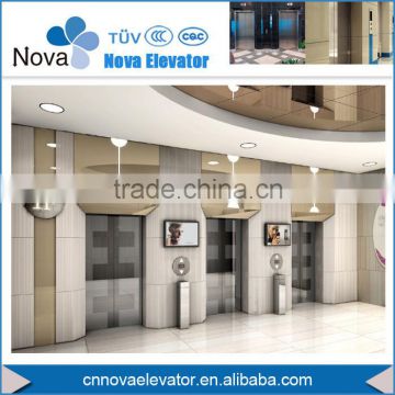 Commercial Hairline Stainless Steel Passenger Elevator with Machine Room