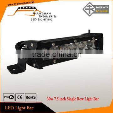 6inch 24W led lights interconnectable single row 4wd light bars