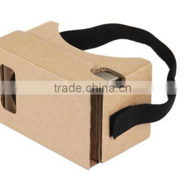 3D VR Headset Virtual Reality Google Cardboard 2.0 with Headband