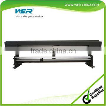 New design WER ES3202 3.2m vinyl printing machine