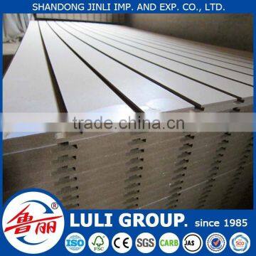 E1 glue slotted mdf from luli group china since 1985