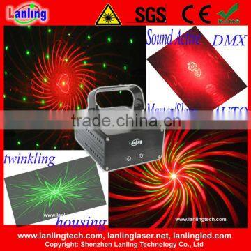 150mW RG multi-effect gobo Twinkling Laser lighting show disco club party