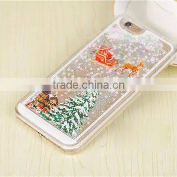 The gift of christmas cell phone case with christmas tree pattern