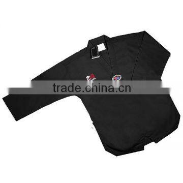 Best Quality Fashion Style Black Custom Taekwondo Suit photo-2