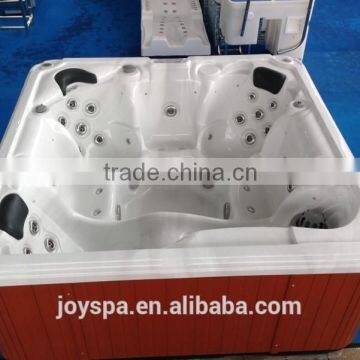 Hot sale new acrylic acrylic bathtub for 5 person outdoor whirlpool hot tub JY8016