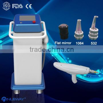 Facial Veins Treatment Q Switched Nd Yag Laser For Tattoo Removal/ Tattoo Removal Machine For Sale 1 HZ