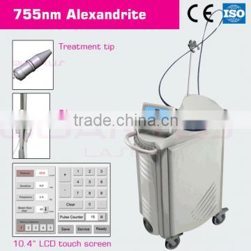 755nm Alexandrite laser and Long Pulse, two in one machine