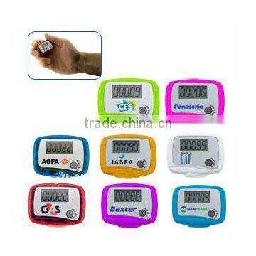 cheap promotional gift items step counter basic pedometer