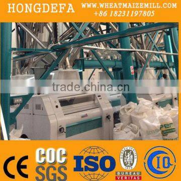 Hot selling Maize flour processing machine/corn flour production line/maize meal roller mill