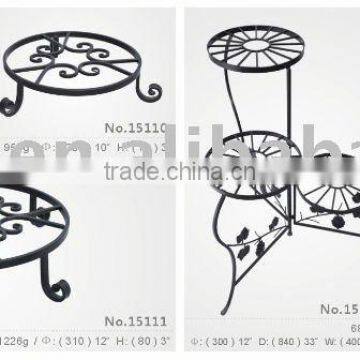 hand forged wrought iron flower stand