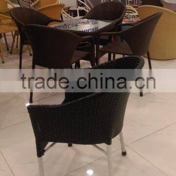 Wholesale cheap outdoor plastic rattan chair/plastic garden chair/Plastic rattan chair for restaurant, hotel