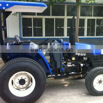 Turf tyre LZ404 4WD 40HP wheeled tractors with sunshade