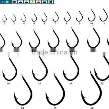 High Carbon Steel worm fishing hook, koiso.